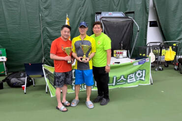 2023 제1차 협회장배 남자복식 B조 우승 윤민식, 김은호 회원