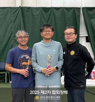 2025 제2차 협회장배 남자복식 장년부 준우승 팀안 회원